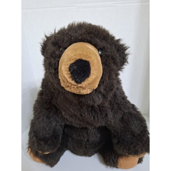 The Westcliff Collection 18” Vintage Dark Brown Plush Bear Stuffed Animal Toy - Picture 2 of 8